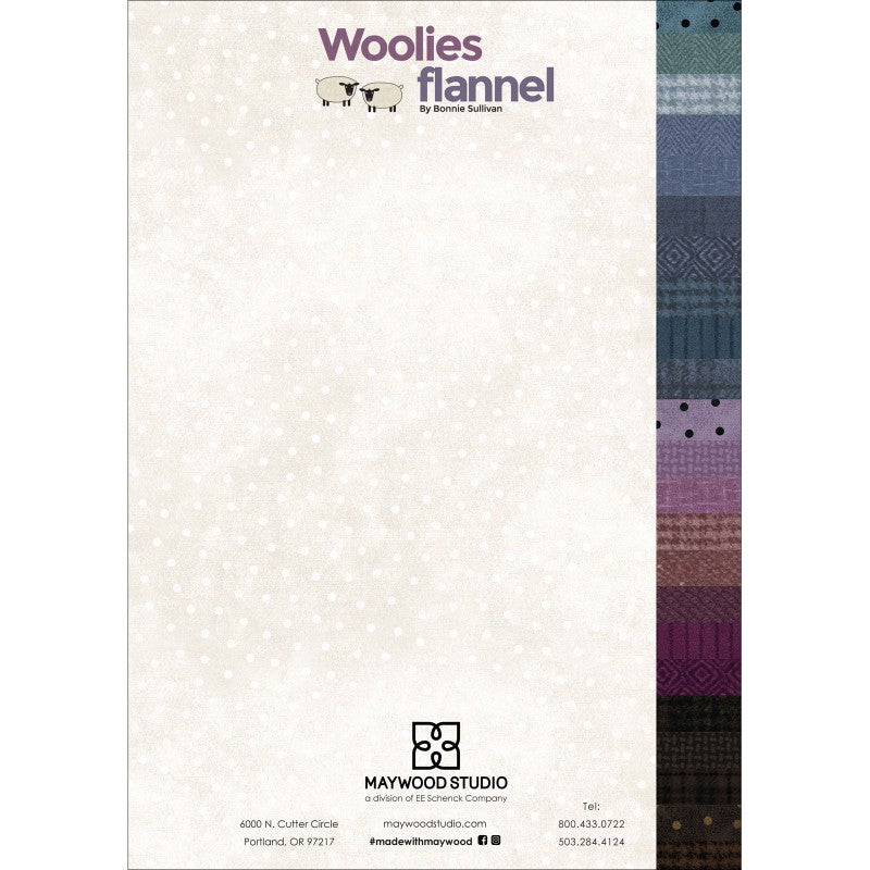 CC-MAS-WOF Woolies Flannel by Bonnie Sullivan for Maywood Studio