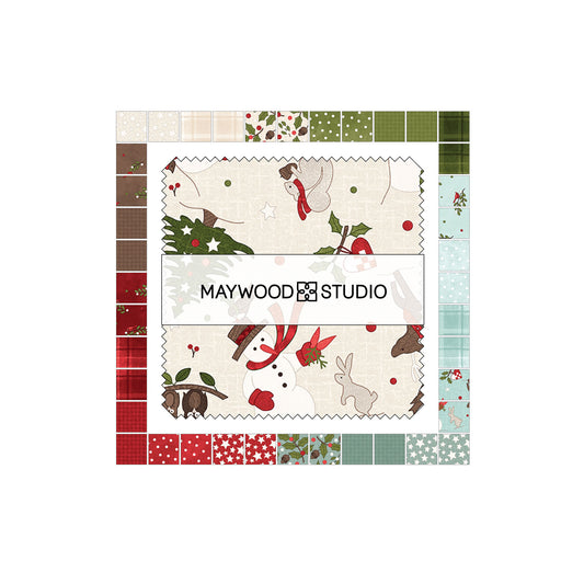 CP-MASSNOW Snowtop Mountain Flannel by Bonnie Sullivan from Maywood Studio