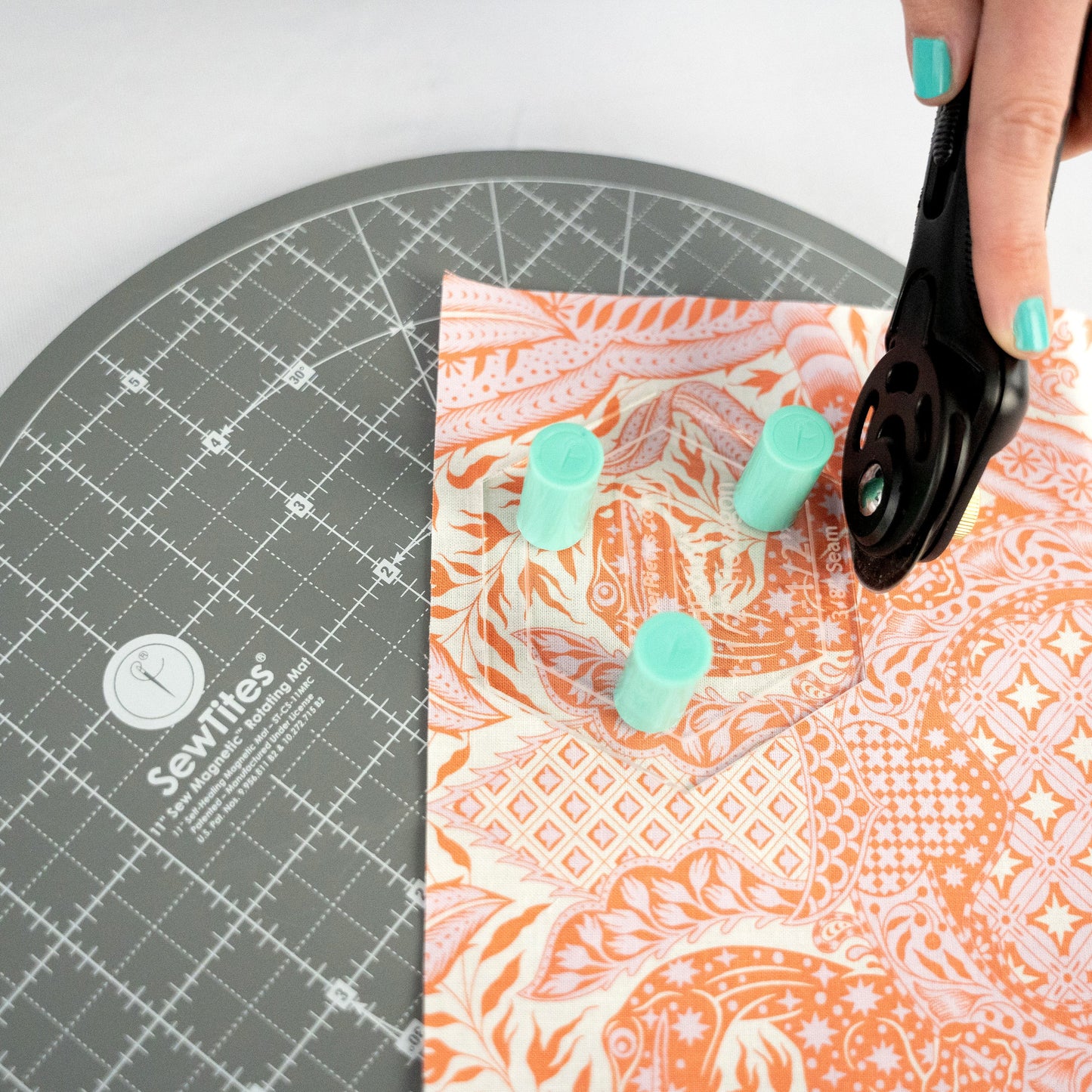ST-CS-11MRC 11" Rotating Sew Magnetic Mat