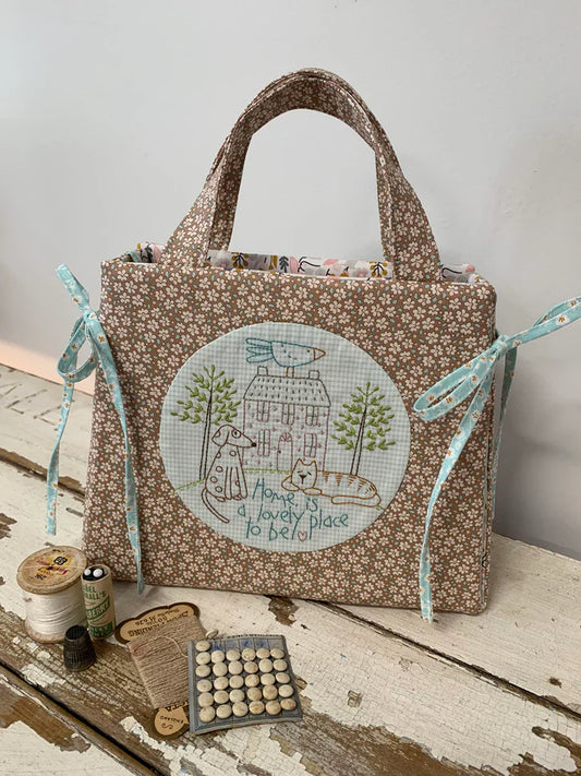 D366 A LOVELY PLACE (PRE-PRINTED) SEWING CASE
