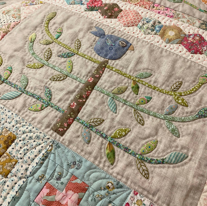 D389 WE THREE BIRDS QUILT