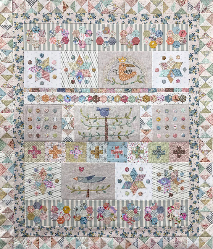 D389 WE THREE BIRDS QUILT