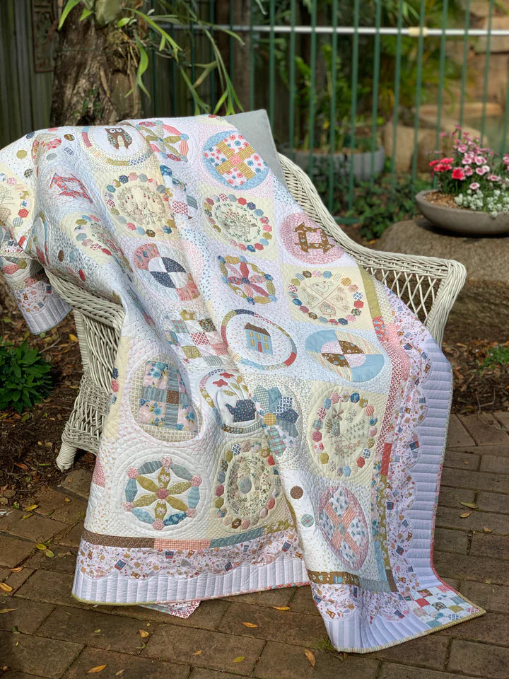 D391 OWL & HARE HOLLOW QUILT