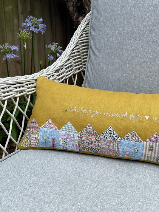 D395 LOVE BRINGS YOU HOME CUSHION