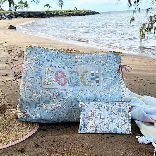 D396 SUNKISSED BEACH BAG