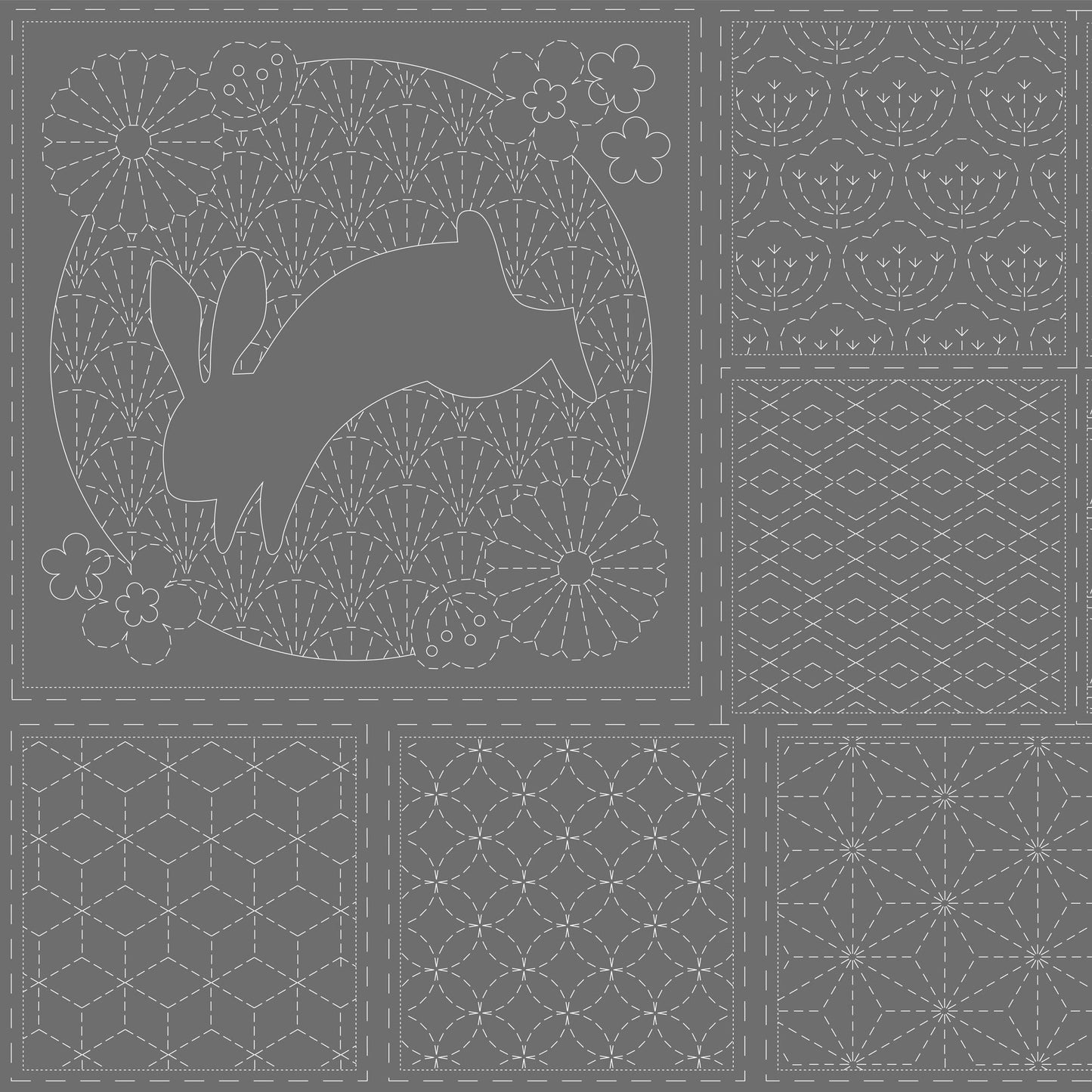 DV4056 SASHIKO PANEL STEEL