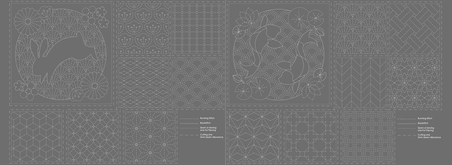 DV4056 SASHIKO PANEL STEEL