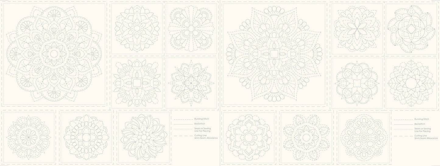 DV4060 SASHIKO PANEL NEUTRAL