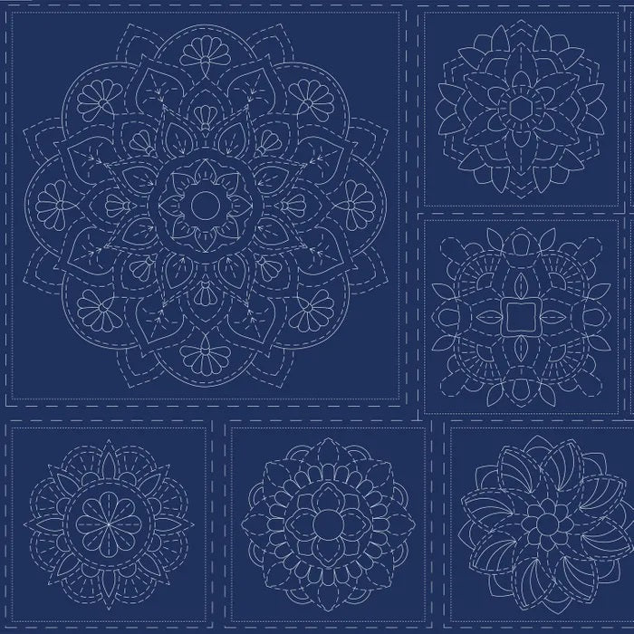 DV4061 MANDALA PANEL NAVY
