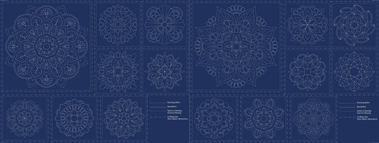 DV4061 MANDALA PANEL NAVY