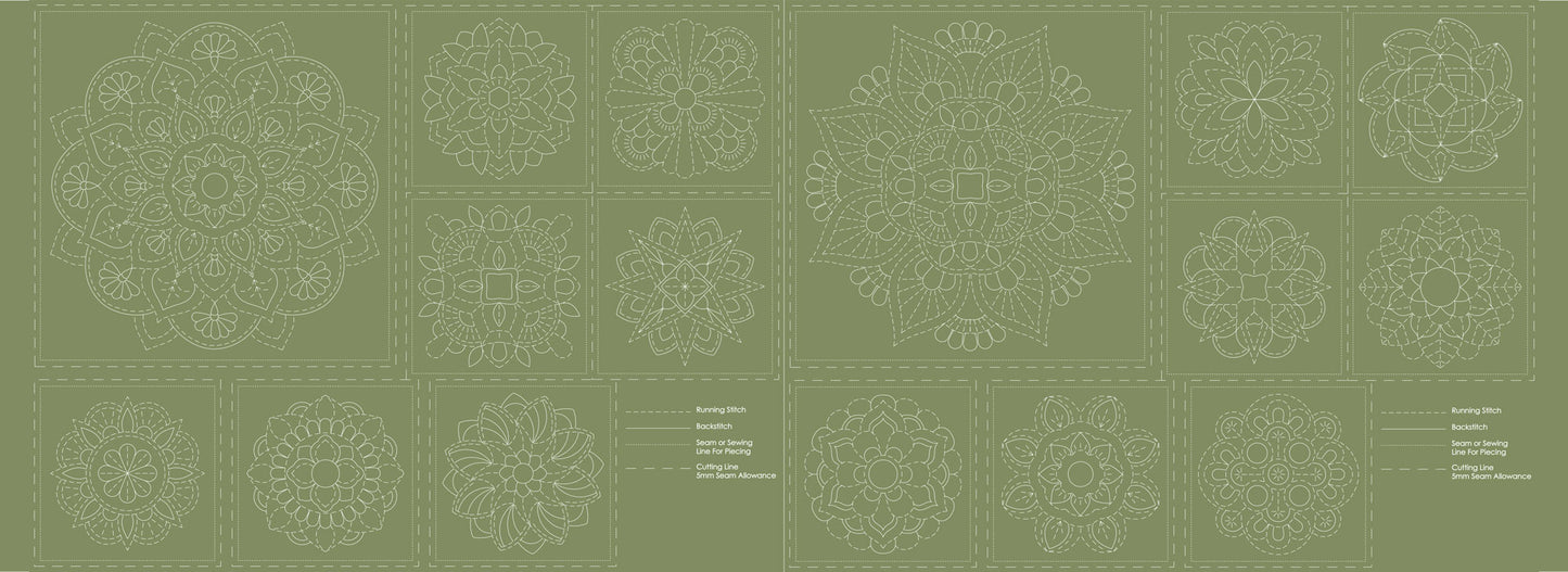 DV4067 MANDALA PANEL JUNGLE NIGHTS