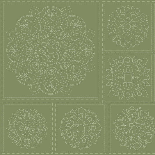 DV4067 MANDALA PANEL JUNGLE NIGHTS