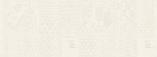 DV4070 BOTANICAL SASHIKO PANEL NEUTRAL