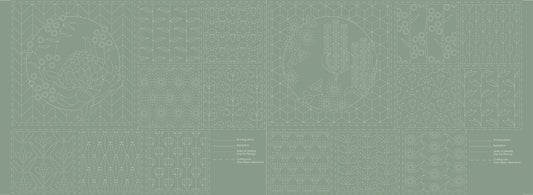 DV4073 BOTANICAL SASHIKO PANEL KENTUCKY