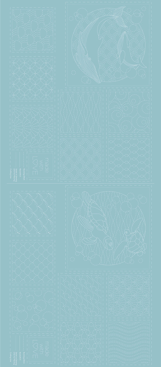 DV4092 OCEAN SASHIKO BLUE LAGOON