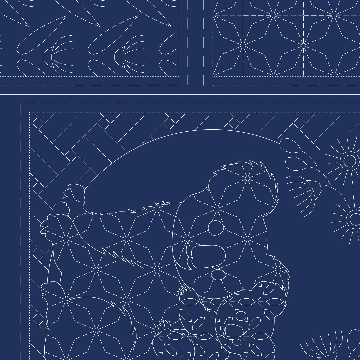 DV4096 FAUNA SASHIKO NAVY