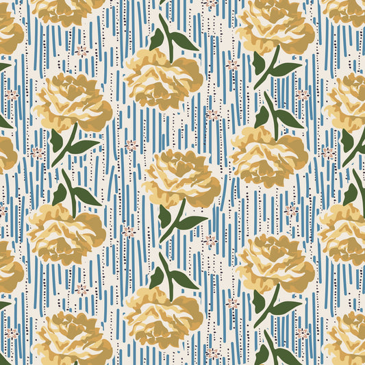 DV6814 FORGET-ME-NOT ROSE HALLIE YELLOW