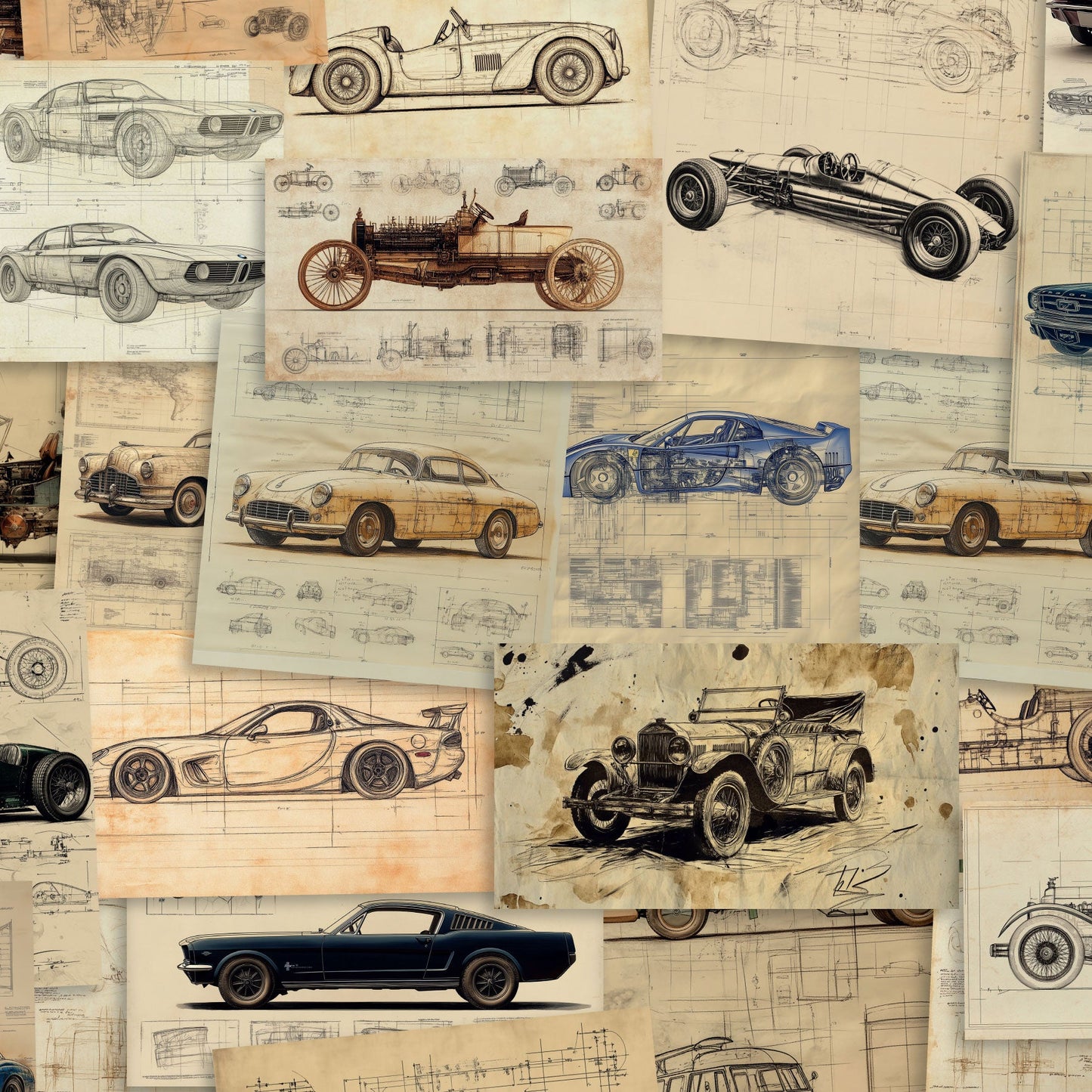 DV6881 UNO VINTAGE CAR