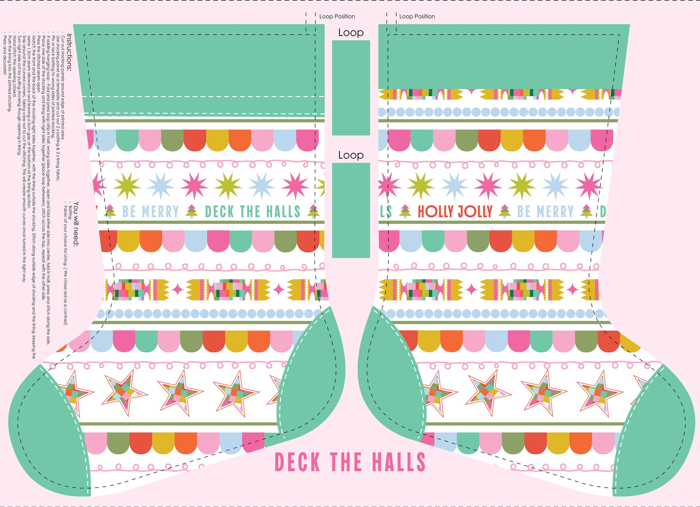 DV6930 DECK THE HALLS STOCKING