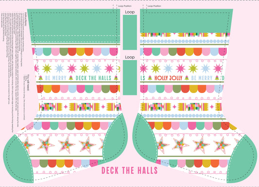 DV6930 DECK THE HALLS STOCKING