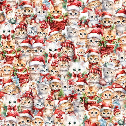 DV6944 SANTA PAWS KITTENS