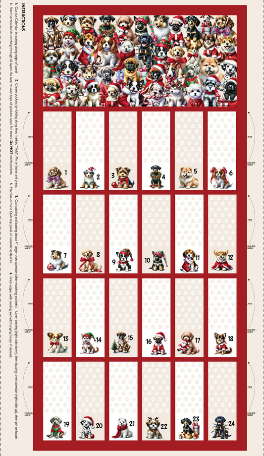 DV6948 SANTA PAWS PUPPY ADVENT