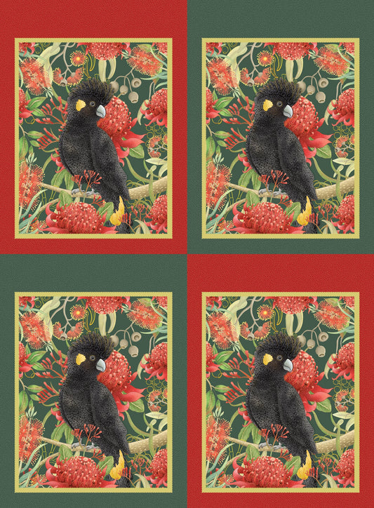 DV6955 JEN DIGITAL CHRISTMAS COCKATOO SACK