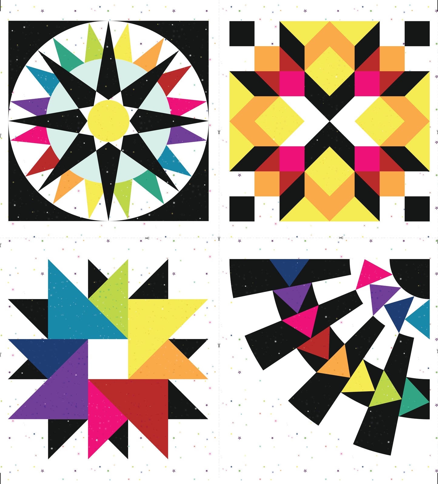 DV7003 QUILT WIZZARDRY SPARKLE PANEL