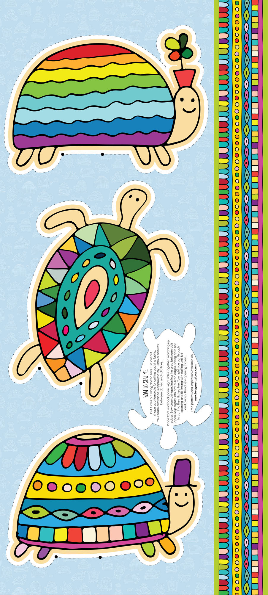 DV7210 TURTLE-Y AWESOME STUFFE PANEL