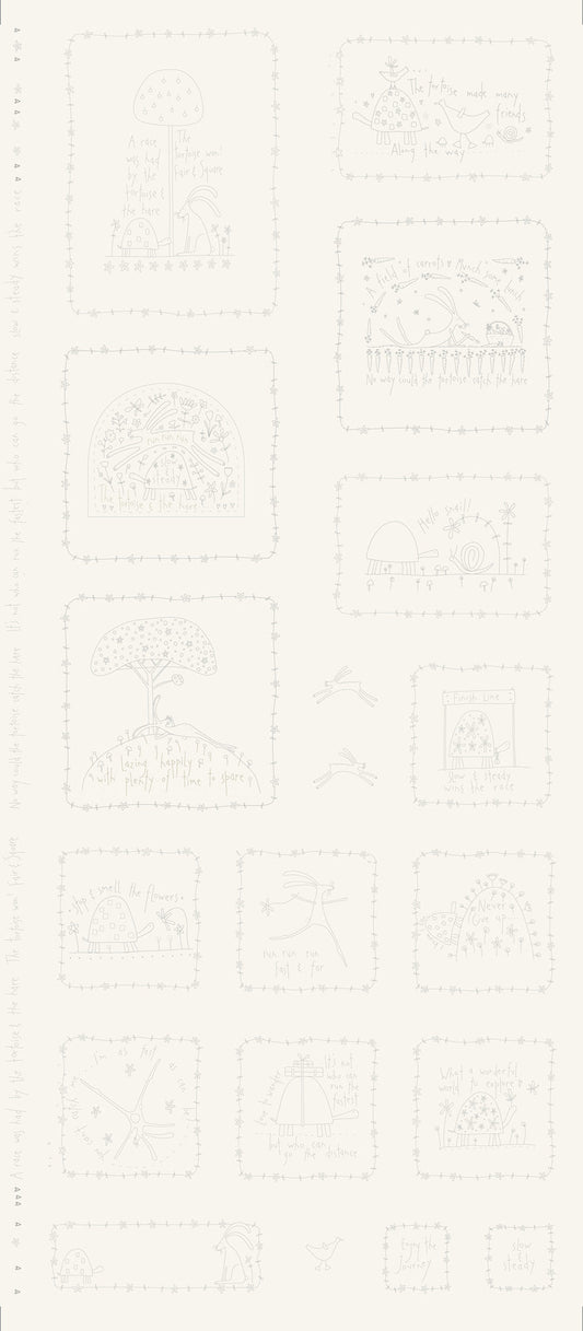 DV7441 SLOW & STEADY STITCHERY PANEL