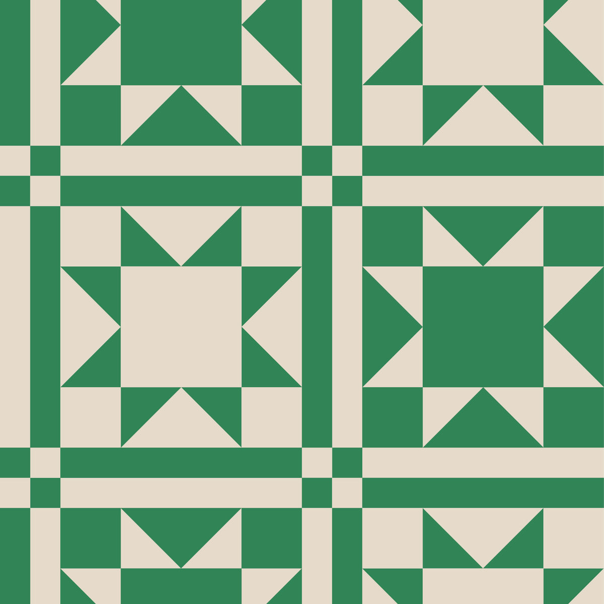 DV7461 Patched Together Green