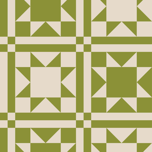 DV7465 Patched Together Avocado