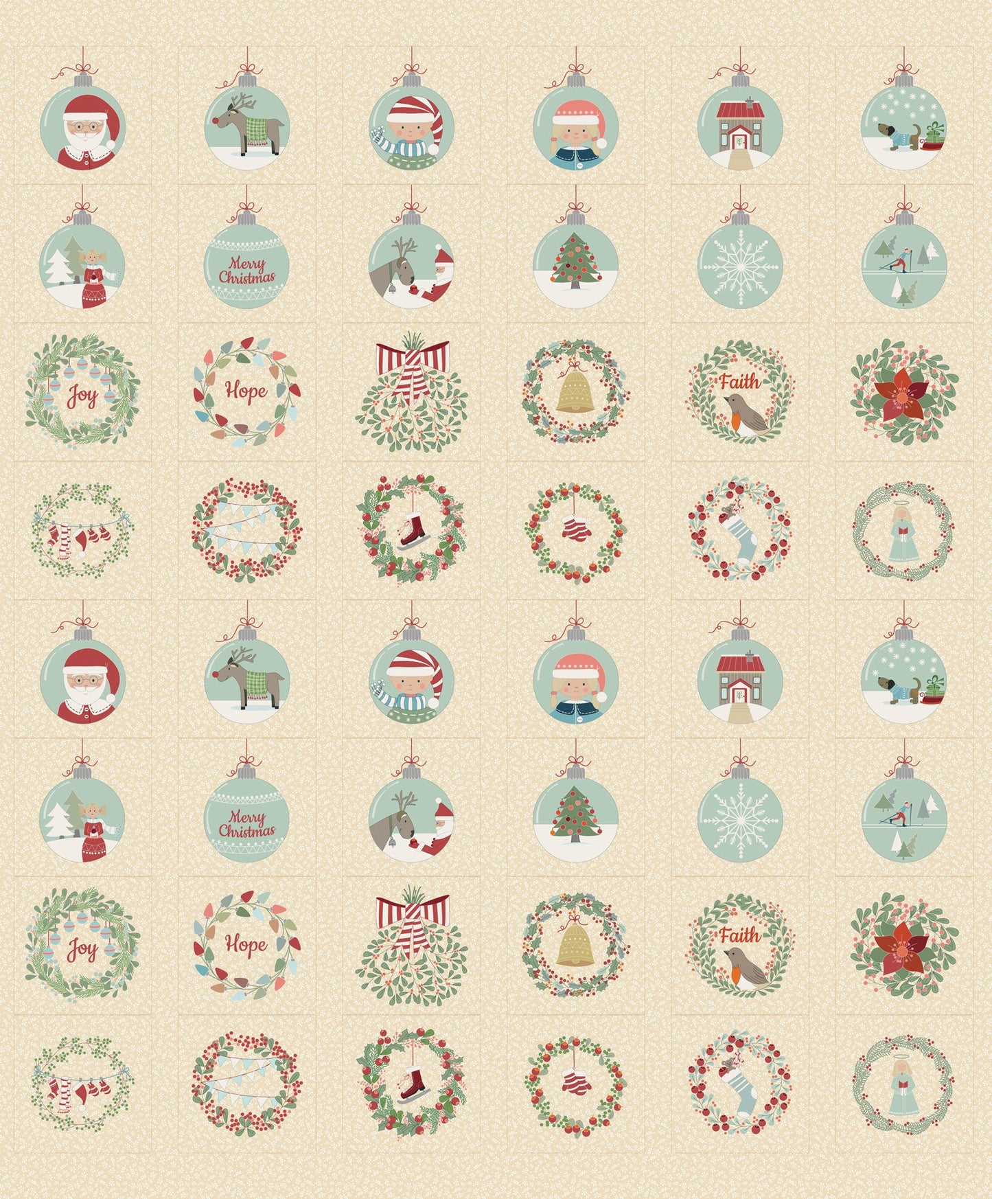 DV7626 Christmas Wish Panel