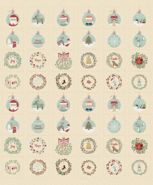 DV7626 Christmas Wish Panel