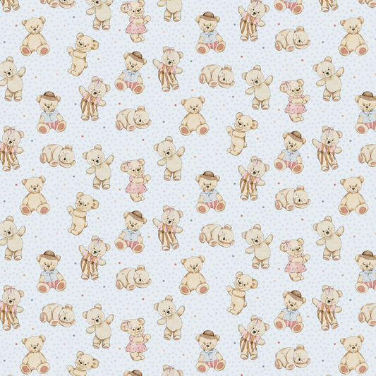 DV7893 Cot Panels Bed Buds Bear Coordinate