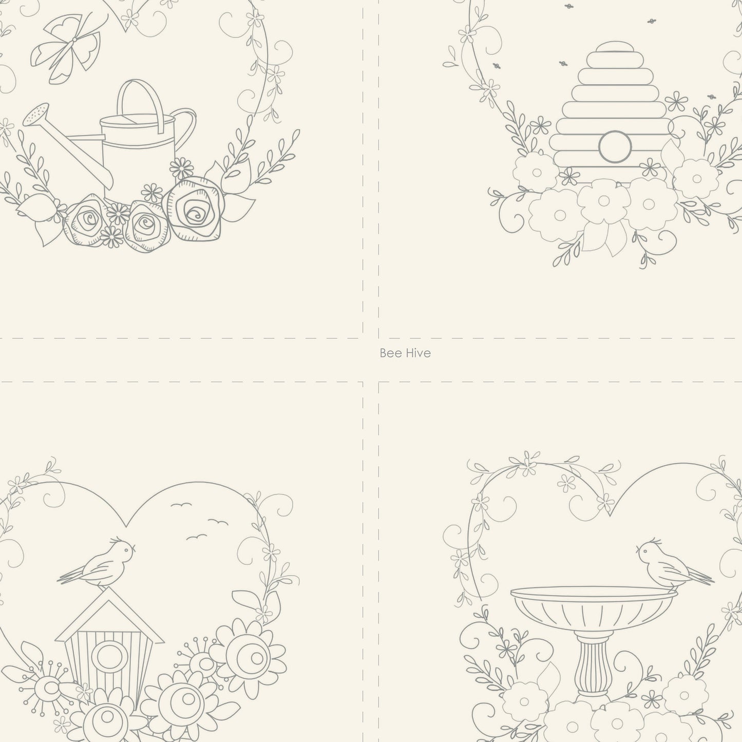 DV7896 Make It Sew Stitchery Panel