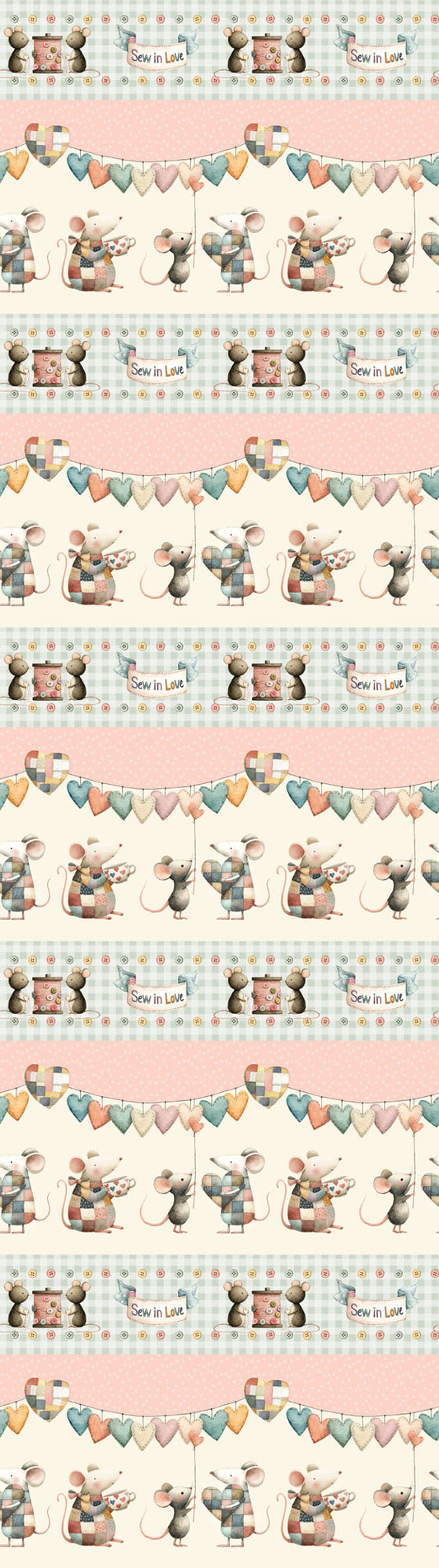 DV8131 Of Mice & Thread Border
