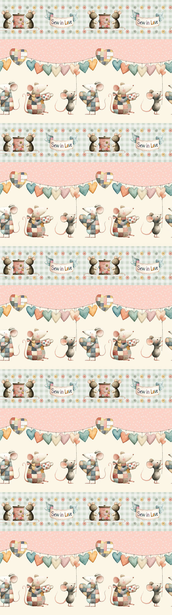 DV8131 Of Mice & Thread Border