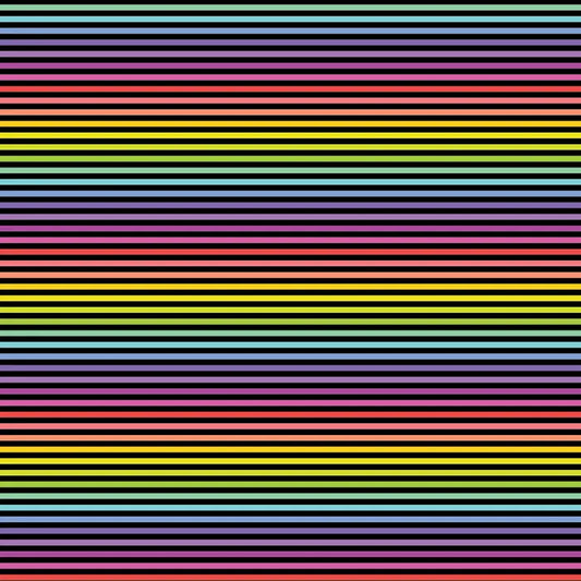 DVBB2800 BIAS 25MM 1/8 STRIPE BLACK RAINBOW