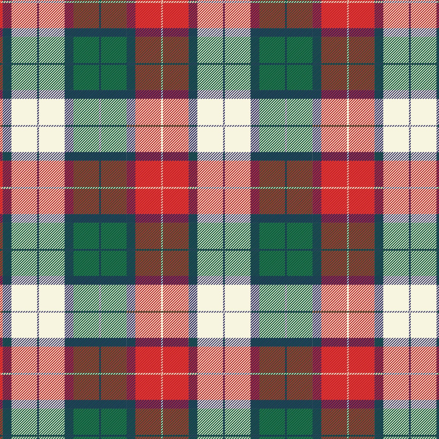 DVC1211 Stripes And Checks Christmas Tartan