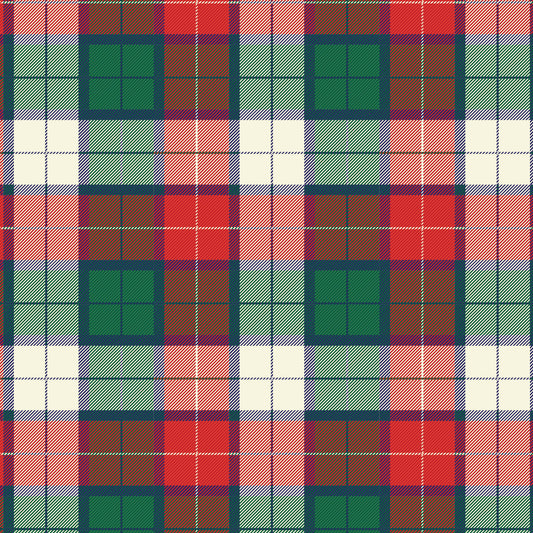 DVC1211 Stripes And Checks Christmas Tartan