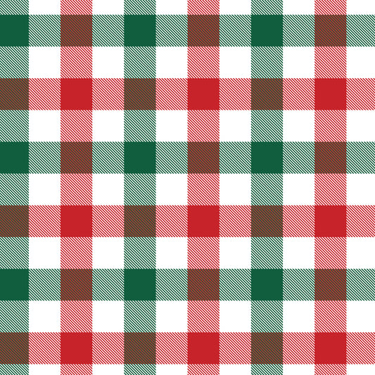 DVC1212 Stripes And Checks Seersucker Xmas Check