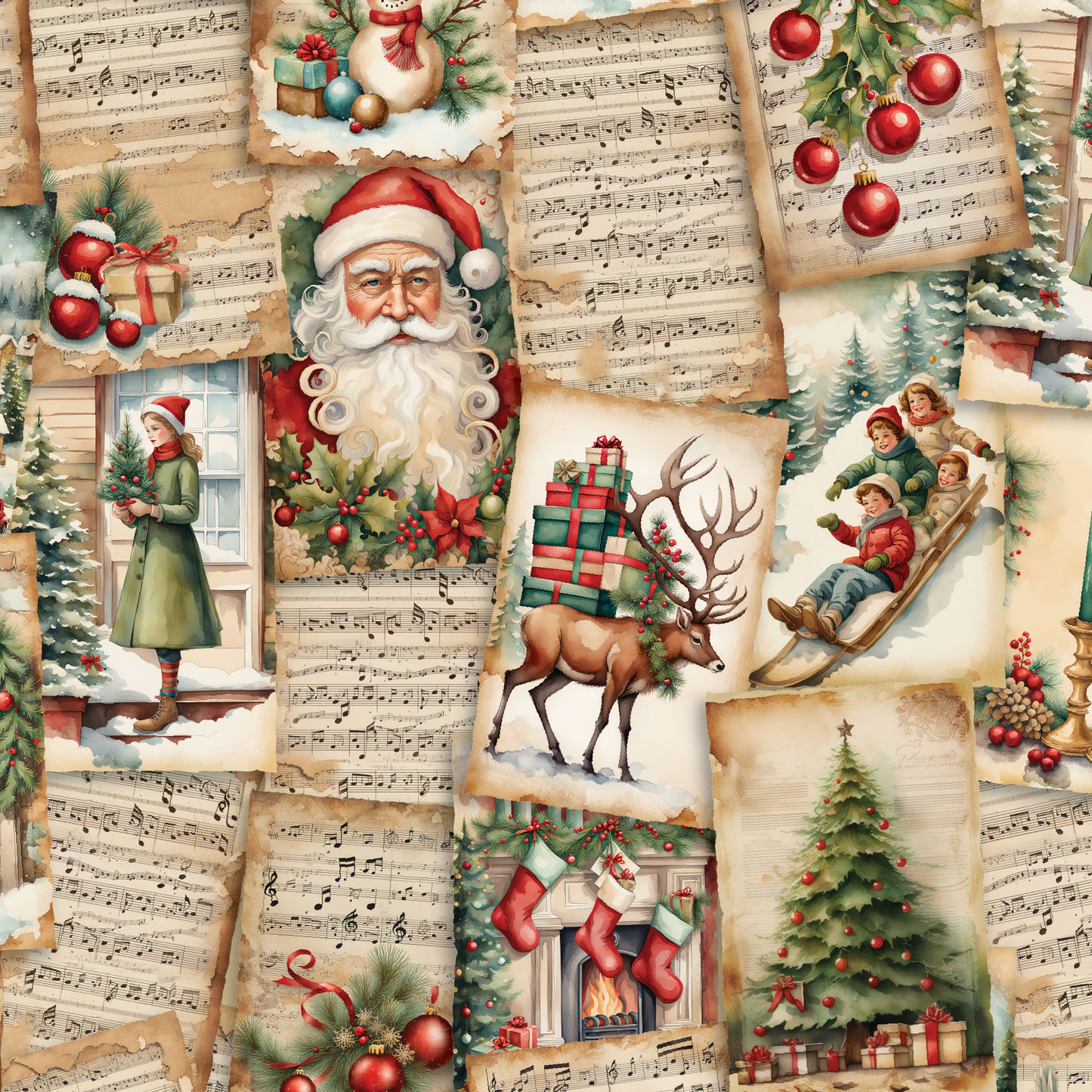 DVC1224 Uno Vintage Santa