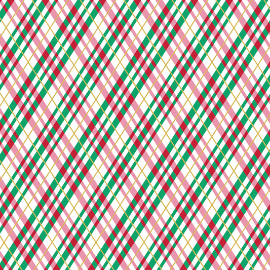 DVC1234 Holly Jolly Plaid Metallic