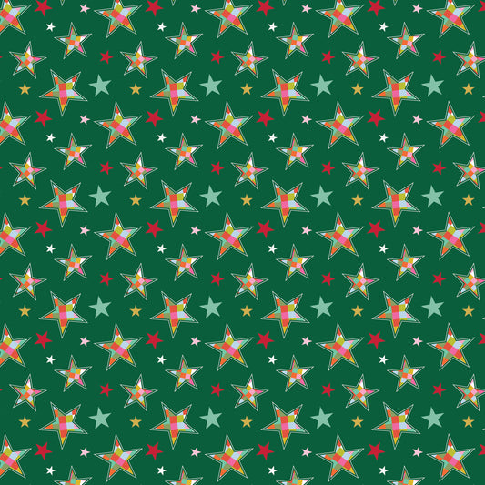 DVC1240 Holly Jolly Checkered Stars