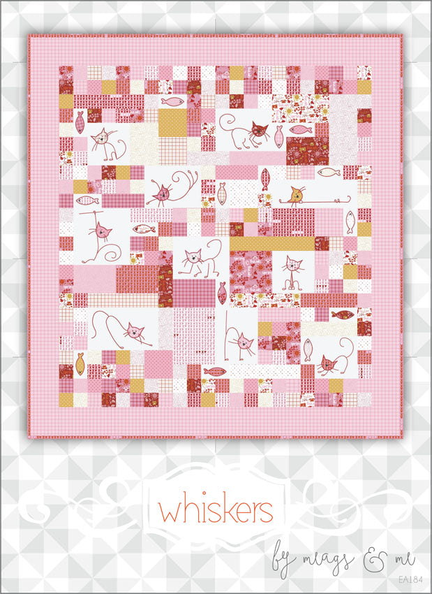 EA184 WHISKERS - HAND EMBROIDERY VERSION BY MEAGS & ME