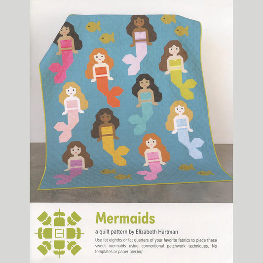 EHP082 Mermaids Pattern by Elizabeth Hartman