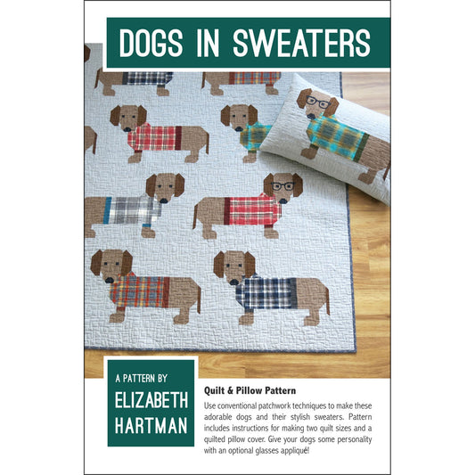 EHP034 Dogs in Sweaters Pattern by Elizabeht Hartman
