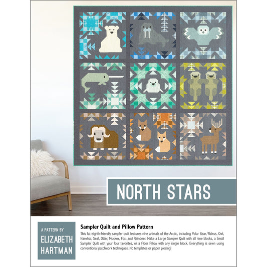 EHP043 North Stars Pattern by Elizabeht Hartman
