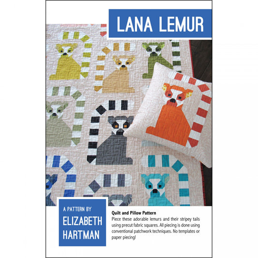 EHP050 Lana Lemur Pattern by Elizabeht Hartman
